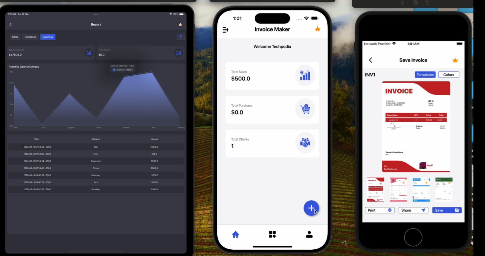 Invoice Maker (iOS) screenshot